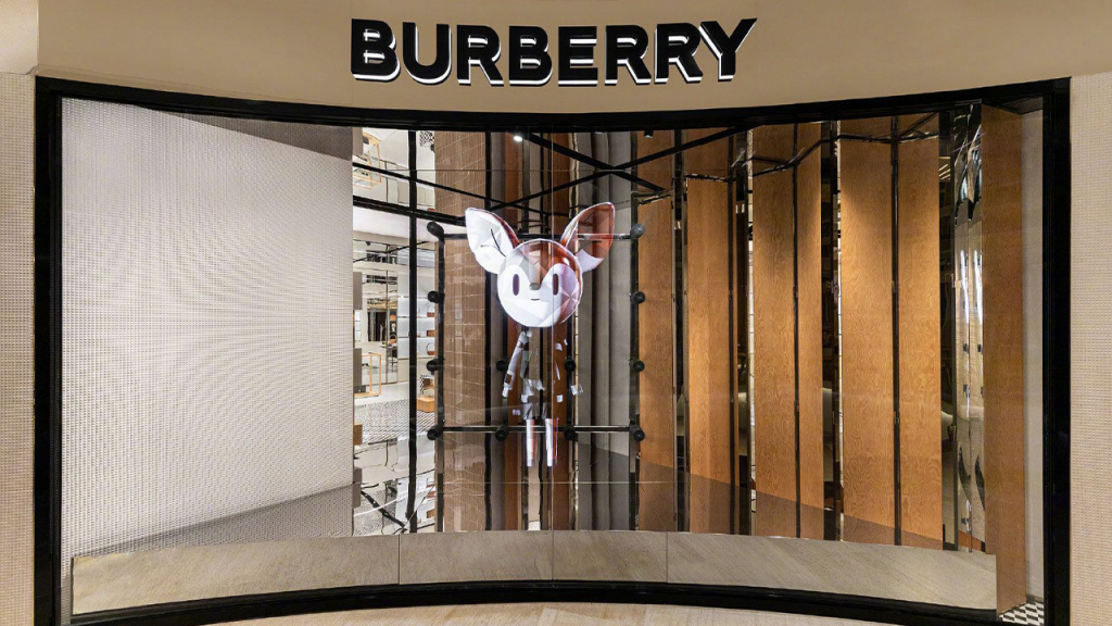 On November 11, Burberry opened its new flagship store, co-created by the house and architect Vincenzo De Cotiis, at Plaza 66 in Shanghai. Photo: Burberry