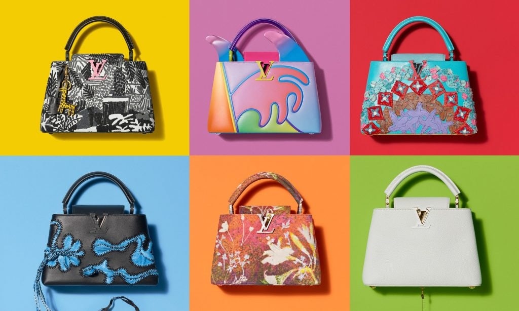 The Capucines Collection from Louis Vuitton ranges from about 4,000 to over 31,000. Photo: Courtesy of Louis Vuitton