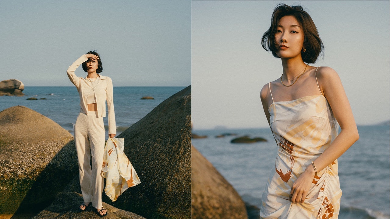 On April 28, the homegrown lifestyle brand NEIWAI announced its partnership with the Chinese fashion KOL @SavisLook on its Weibo account by launching a vacation capsule collection featuring dresses, lingerie, and accessories. Photo: Courtesy of NEIWAI.