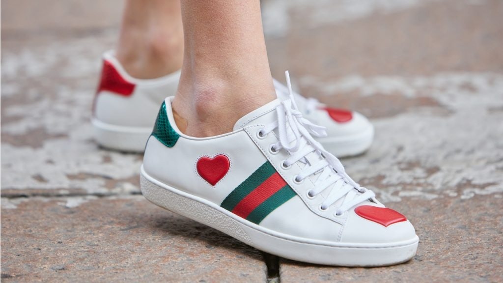By leveraging Chinese influencers like Mini Yang and Luhan, Gucci has boosted the profile of their ‘red and green’ Ace sneakers. Photo: Shutterstock