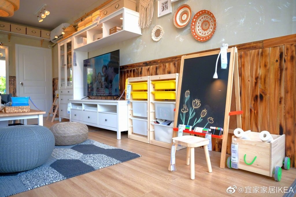 IKEA opened a pop-up store in Shanghai in June that offers home decor inspiration. Photo: IKEA's Weibo