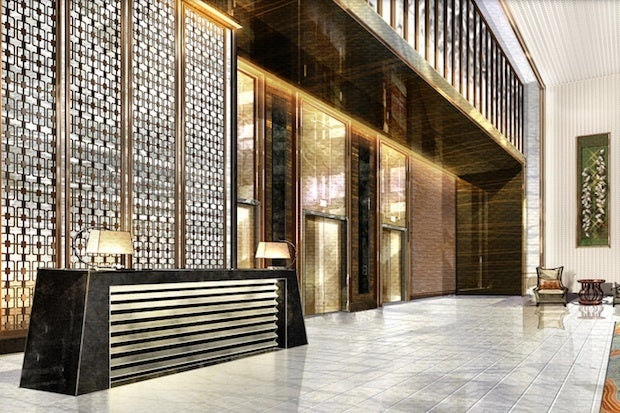 A rendering of the Ritz-Carlton Chengdu, which opens today. (Ritz-Carlton)