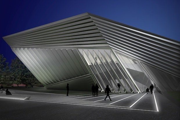 The Zaha Hadid-designed Broad Art Museum opens this November