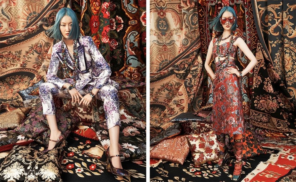 Looks from Dolce & Gabbana's new Renaissance collection. Photo: Dolce & Gabbana