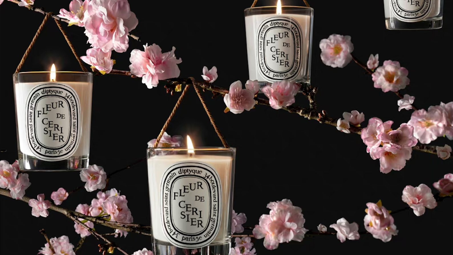 Sakura cherry blossom-themed product sales topped $1 billion this year in China. But do these cherry-pink products and collaborations translate well across luxury? Image: Diptyque Weibo