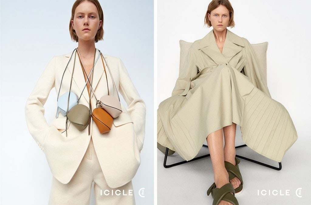 ICICLE's Spring/Summer 2022 Women's Collection. Photo: ICICLE's Weibo