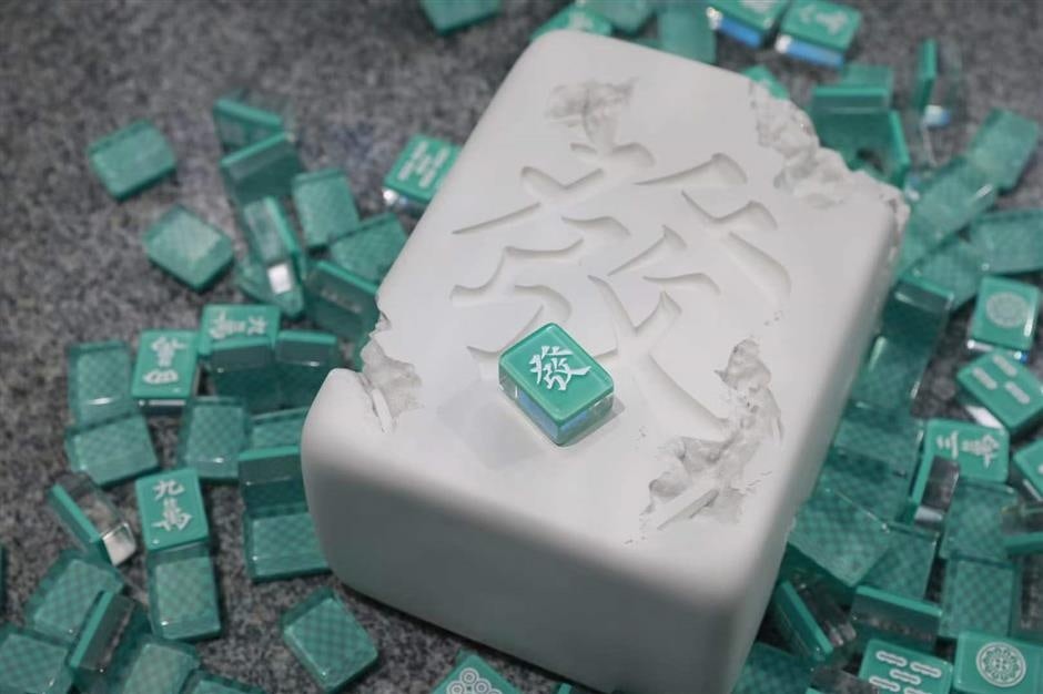 Daniel Arsham's "Eroded Mahjong" succeeded by showing respect for its source material. Image Courtesy of iQiyi