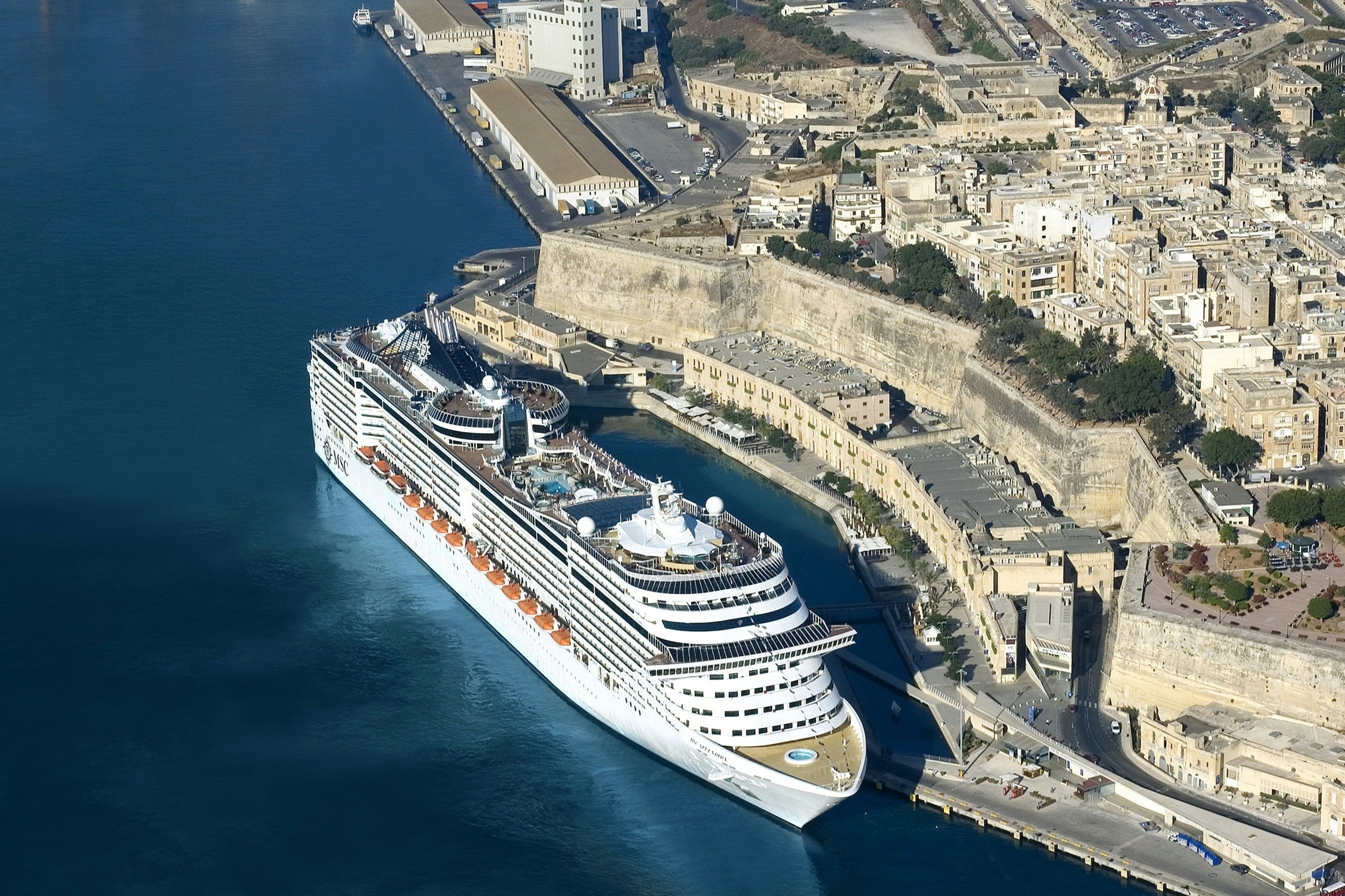 MSC Splendida is shown in Malta. The ship will sail from China starting in 2018. (Roderick Eime / Flickr)
