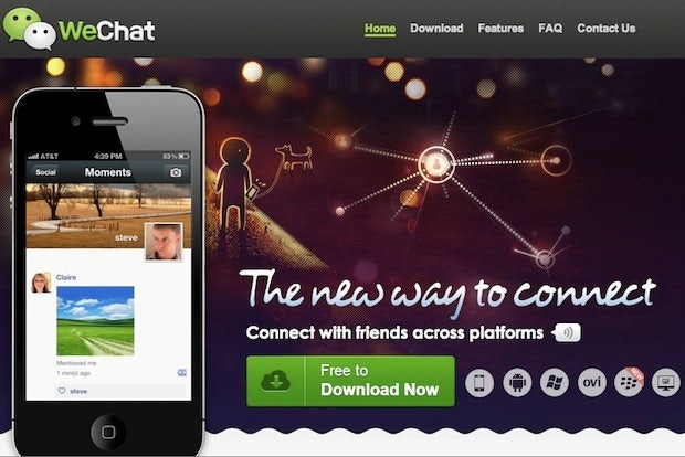 WeChat currently has over 300 million users