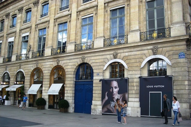Louis Vuitton's new jewelry boutique on Place Vendome, opening this week