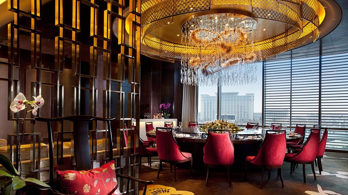 A private dining room at the Kempinski Yinchuan. (Courtesy Photo)
