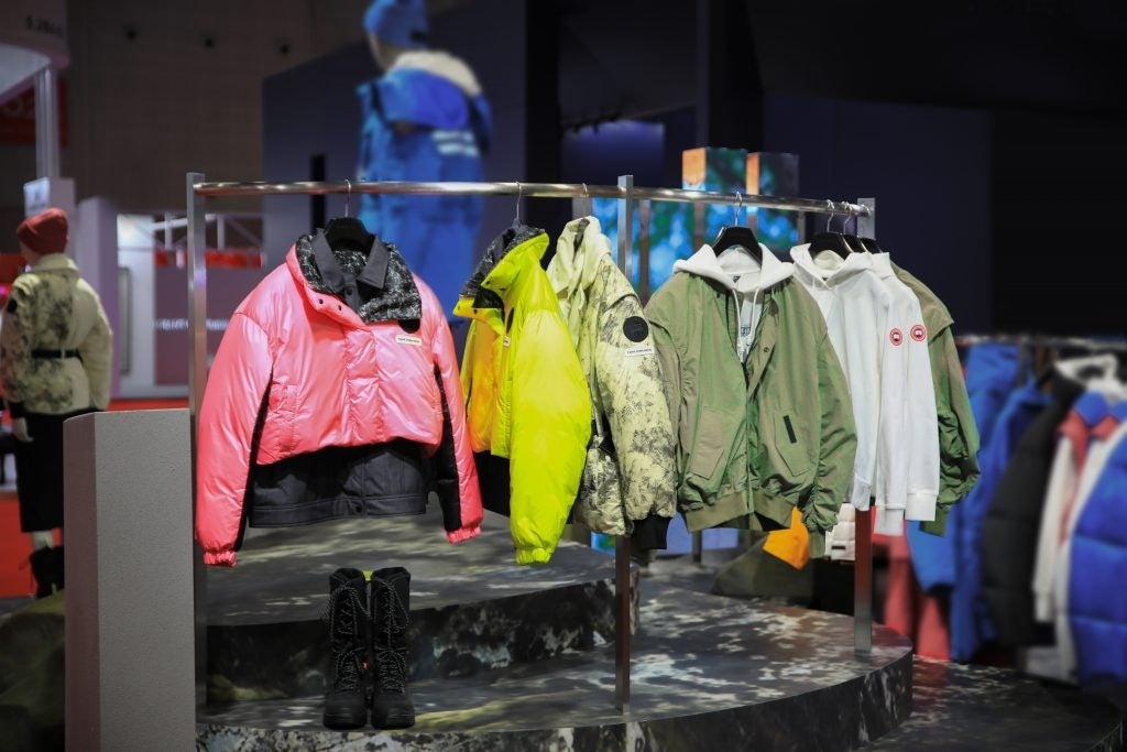 The Pavilion's section “From the Canadian North to China” is where the label showcases its collaboration collections with Chinese talents. Image Courtesy of Canada Goose