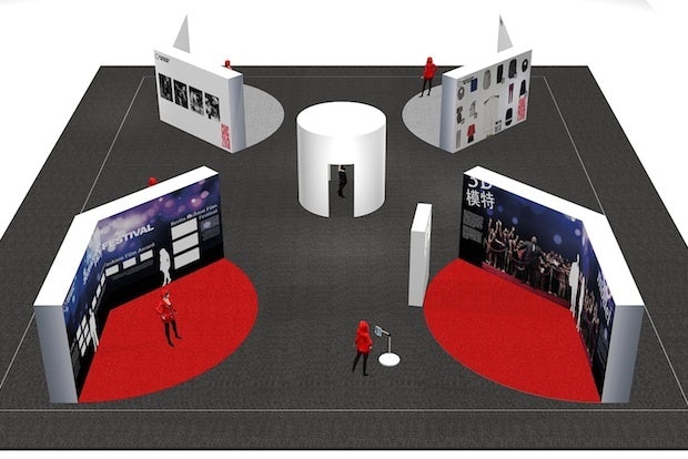 Rendering of 360Fashion's "Zone" at CHIC 2013