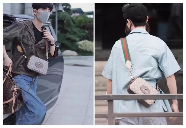 A street snap of actor Xiao Zhao wearing the GG Supreme messenger bag went viral. Image: Sina China