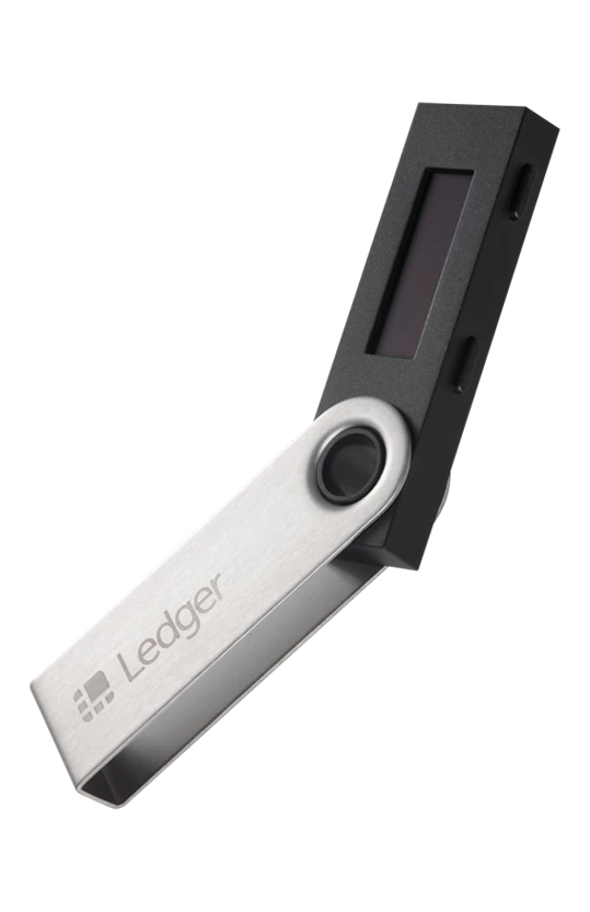 Ledger’s hardware wallet stores the user's private keys in a secure device. Photo: Courtesy of Ledger