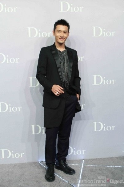 Actor Huang Xiaoming at the grand opening (Photo: Fashion Trend Digest)