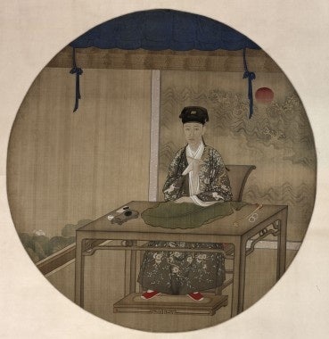 Portrait of the young Qianlong Emperor