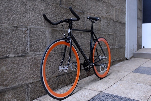 Shanghai Tang Fixed-Gear Bicycle, available only at the brand's HK flagship