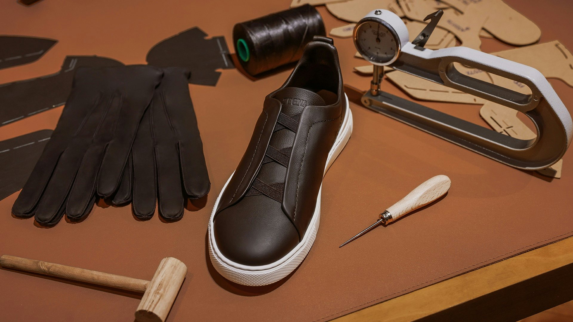 The epitome of quiet luxury and comfort, the new Triple Stitch Secondskin Luxury Leisurewear Shoes are designed to “fit like a glove.” Photo: Zegna