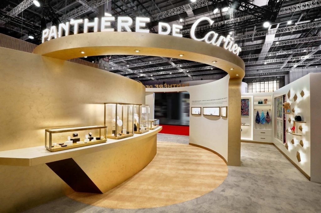 Richemont-owned Cartier showcased its Panthère de Cartier series at the 2022 China International Import Expo. Photo: Cartier