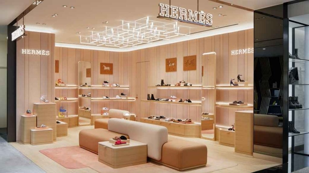 The Hermès Shoes Boutique in Osaka, Japan. Photo: Hermès