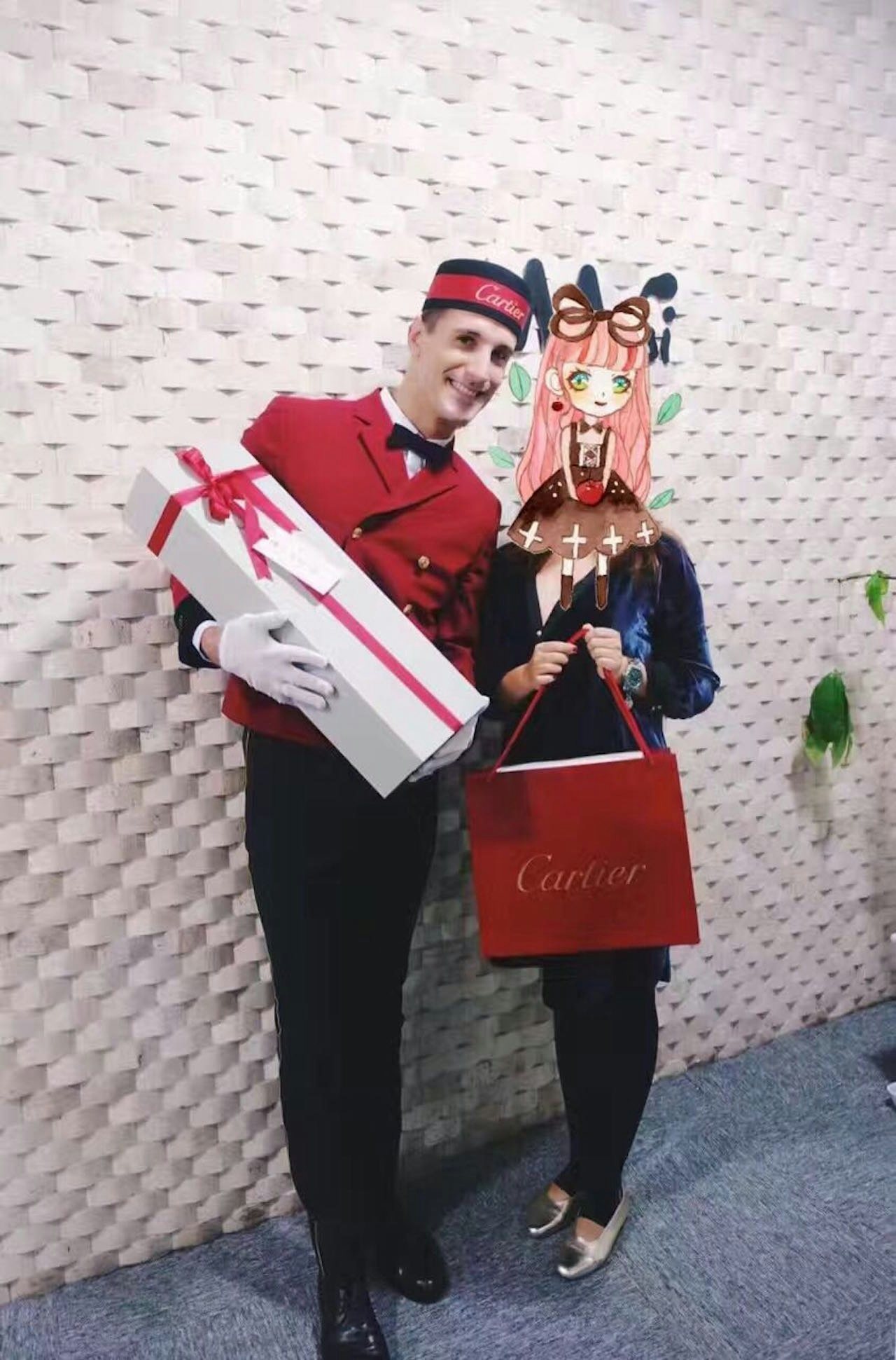 Cartier offers gift delivery by bellboy for Valentine's Day. (Courtesy Photo)
