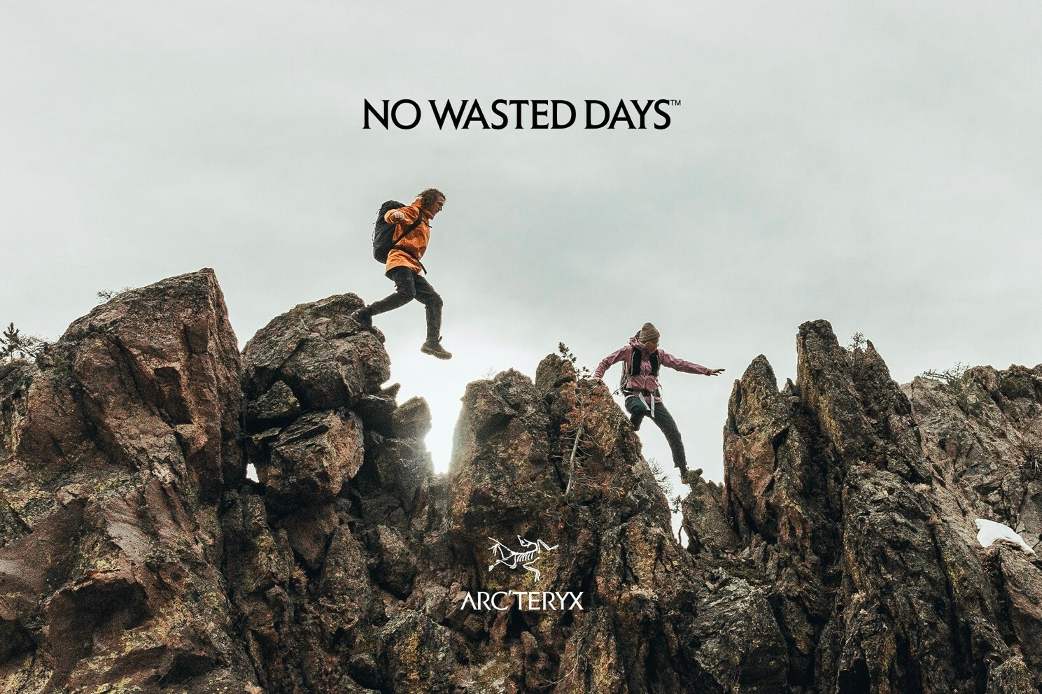 Arc'teryx’s “No Wasted Days” campaign. Photo: Arc'teryx 
