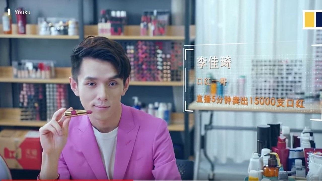 Li Jiaqi is known as the "Lipstick King" for his rapid-fire livestream reviews. (Image: SCMP)