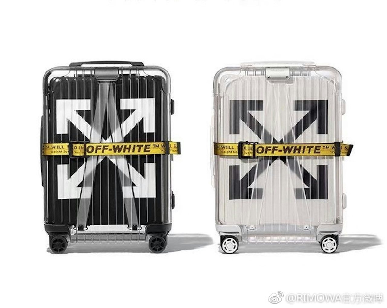 The Rimowa x Off White mini-program is a unique partnership that leverages upon the impulse purchase behavior of Chinese consumers. Photo: Rimowa/Weibo
