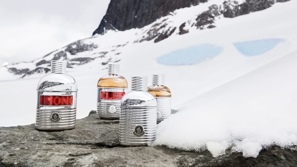 Unveiled in 2021, the Moncler fragrance line was officially introduced to Chinese consumers this August. Photo: Courtesy of Moncler