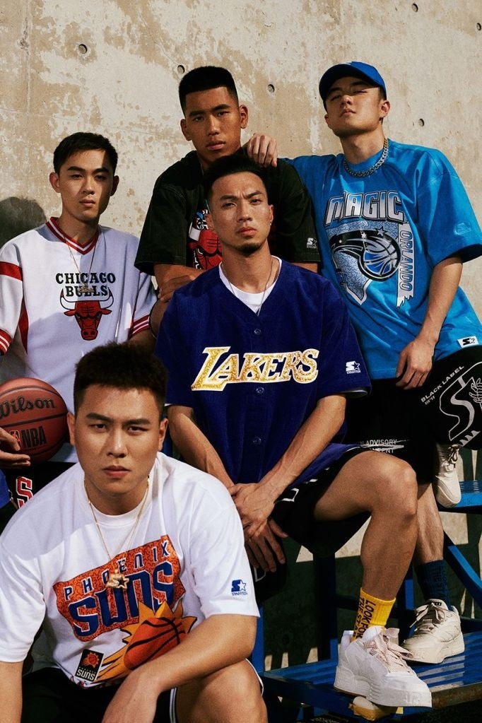 For Spring 2022, Starter joined NBA China on a collection dedicated to the local streetball community. Photo: NBA China