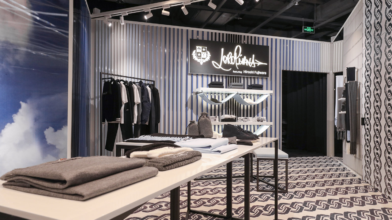 Loro Piana opened an offline pop-up boutique for the drop at Shanghai's newly unveiled Taikoo Li Qiantan that will be open between October 18 and November 11.