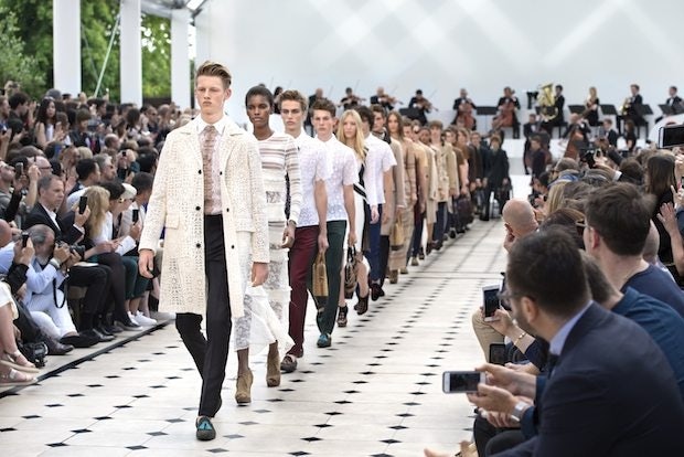 Burberry's Spring/Summer 2016 show for menswear. (Courtesy Photo)