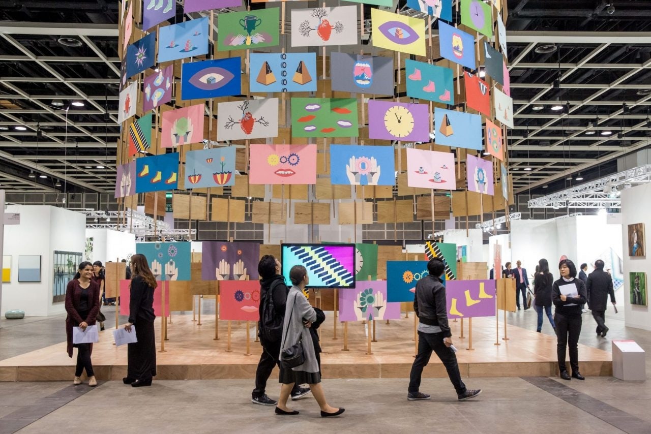 The Art Gorgeous Magazine is honoring artists who create new intersections between art and luxury with a new prize. Photo courtesy: Jessica Hromas/Hong Kong Art Basel 2016
