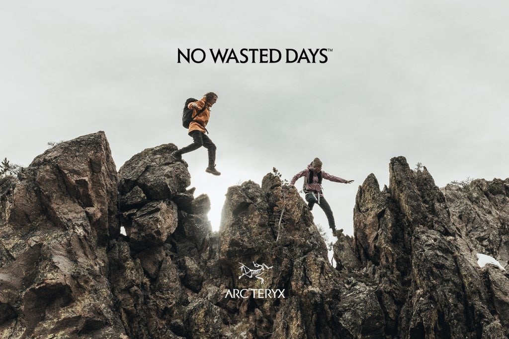 Arc'teryx's No Wasted Days campaign celebrates uncommon journeys and unexpected protagonists in the mountains. Photo: Arc'teryx