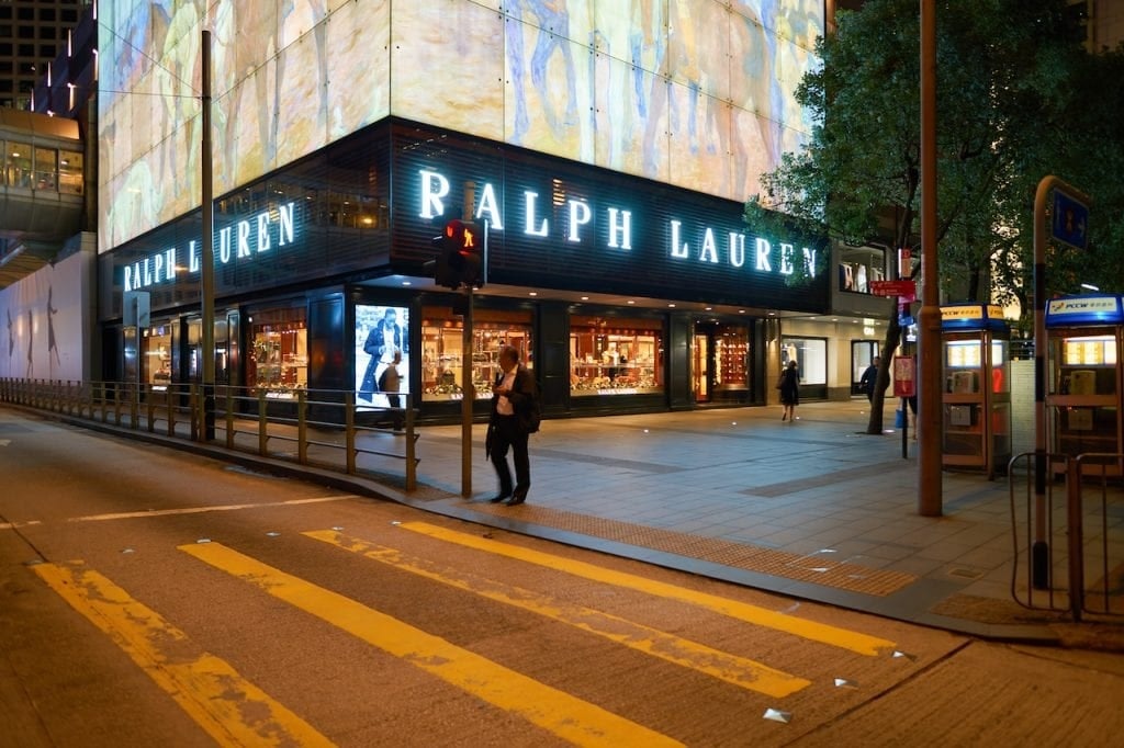 Ralph Lauren store in Hong Kong. Photo: Shutterstock