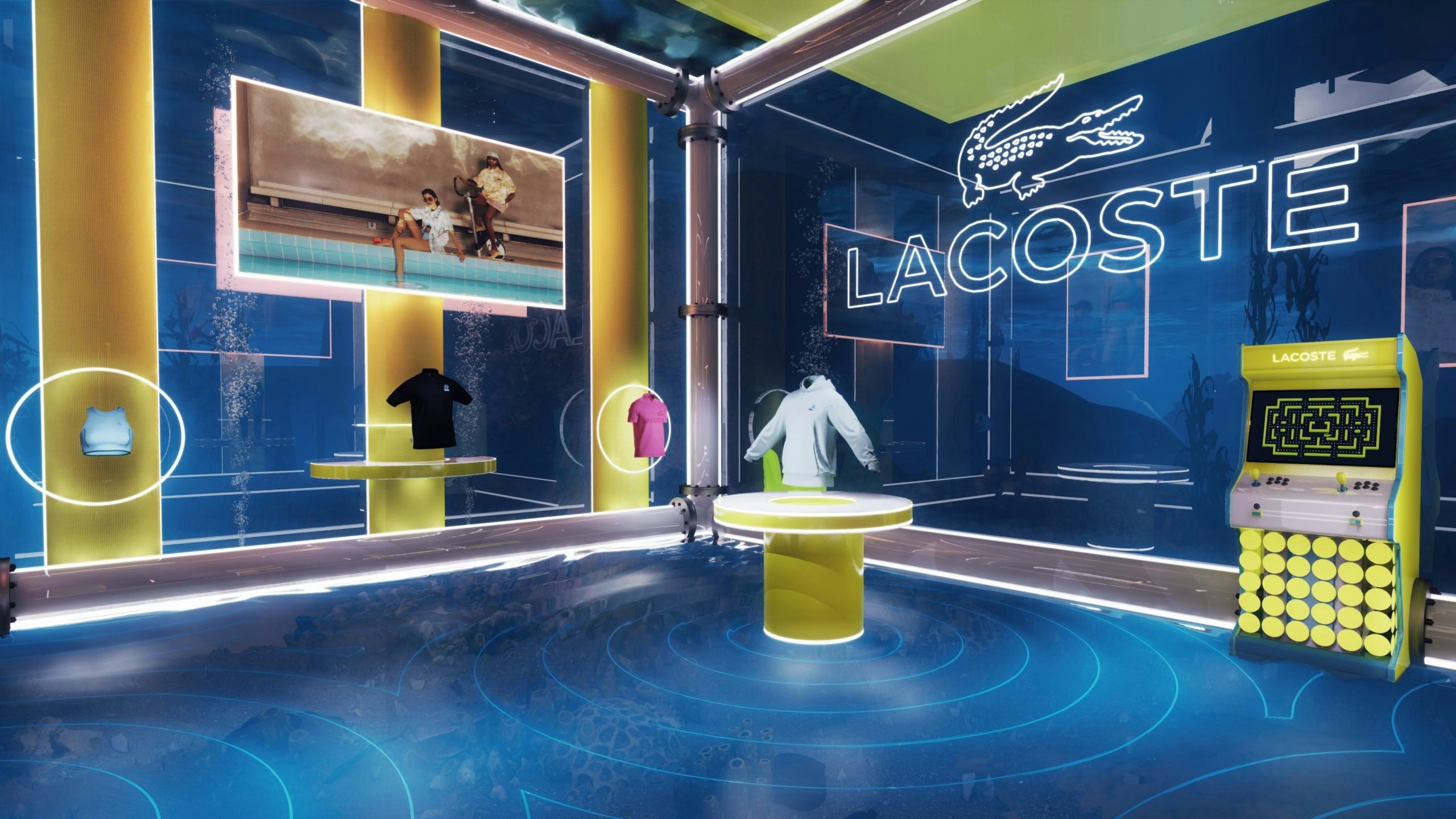 Web3 trends have come and gone over the past year. But can the new retail wave of virtual stores outlive expectations and permanently revolutionize e-commerce? Photo: Lacoste