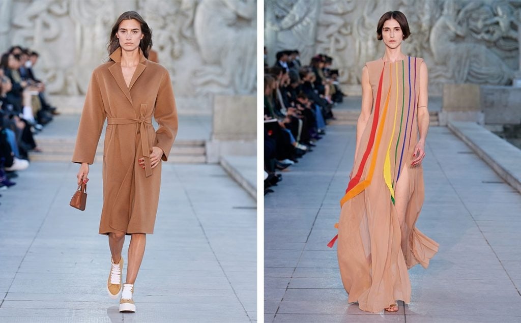 Akris' Spring 2023 collection, titled "A Century in Fashion," brings its archival pieces into a new century. Photo: Akris