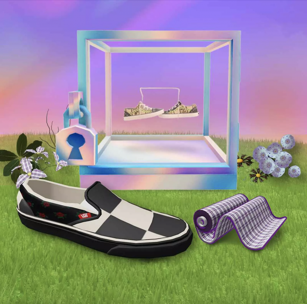 The Gucci x Vans collaboration is the first of its kind in Roblox. Photo: Roblox