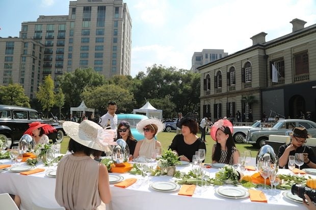 A lunch sponsored by silver brand Christofle at the Bund Classic. (Courtesy Photo)