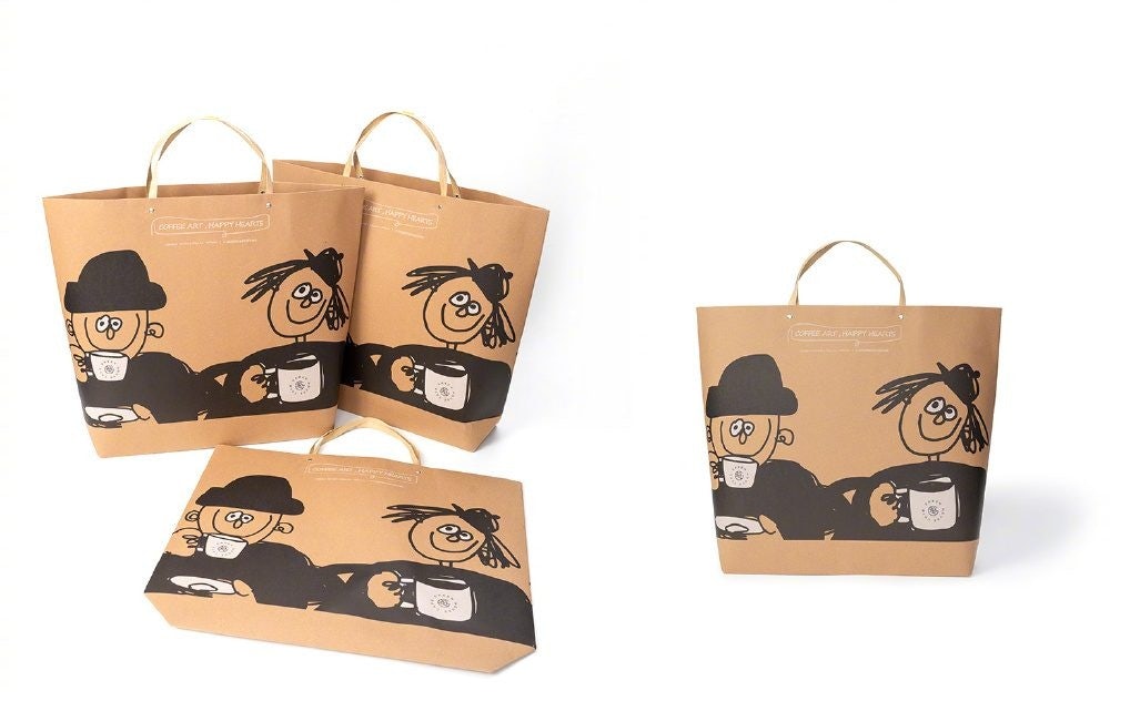 Bags featuring the illustrations of Ogawa Natsumi are part of the Green House collaboration. Photo: Green House x Ogawa Natsumi