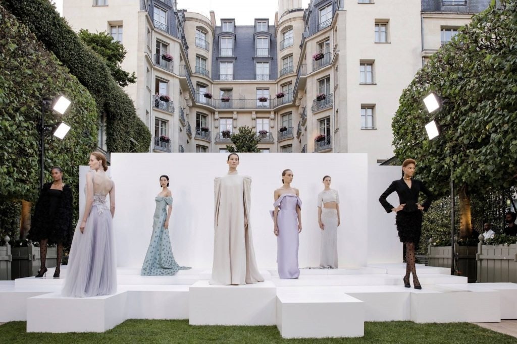 In July, Saudi 100 Brands held a special runway show during Paris Haute Couture Fashion Week. Photo: Saudi 100 Brands