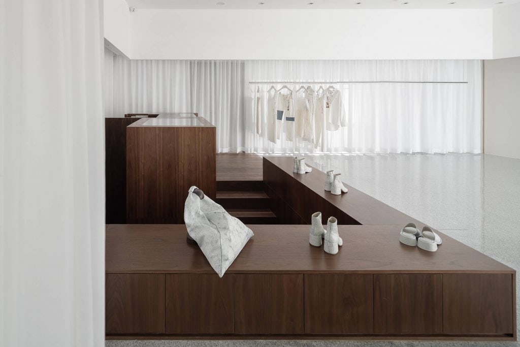 Interior of Angle boutique in Shenzhen. Photo: Various Associates