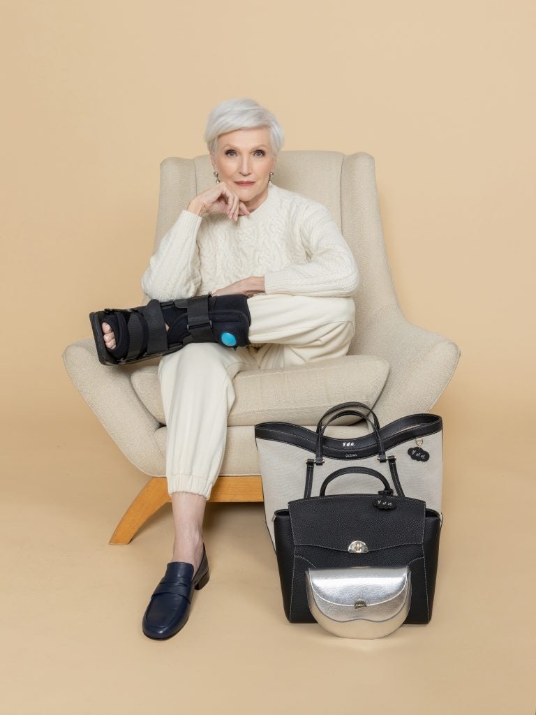In October 2022, Oleada launched the capsule collection “From Boardroom to Ballroom" with Maye Musk. Photo: Oleada