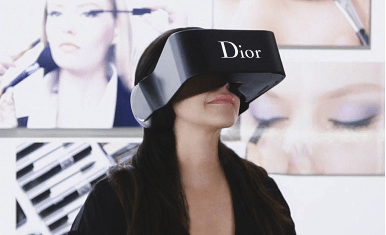 Dior Eyes is Dior’s virtual reality headset designed in Dior’s own workshop. (Courtesy Photo)