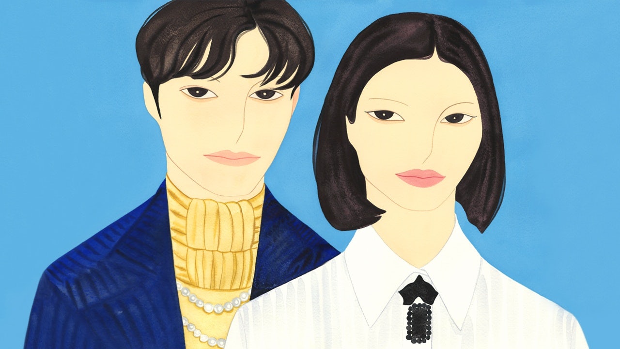 In an age of post-pandemic digital transformation, the Chinese influencer duo Aha Lolo has been heavily disrupting traditional fashion criticism. Illustration: Chenxi Li