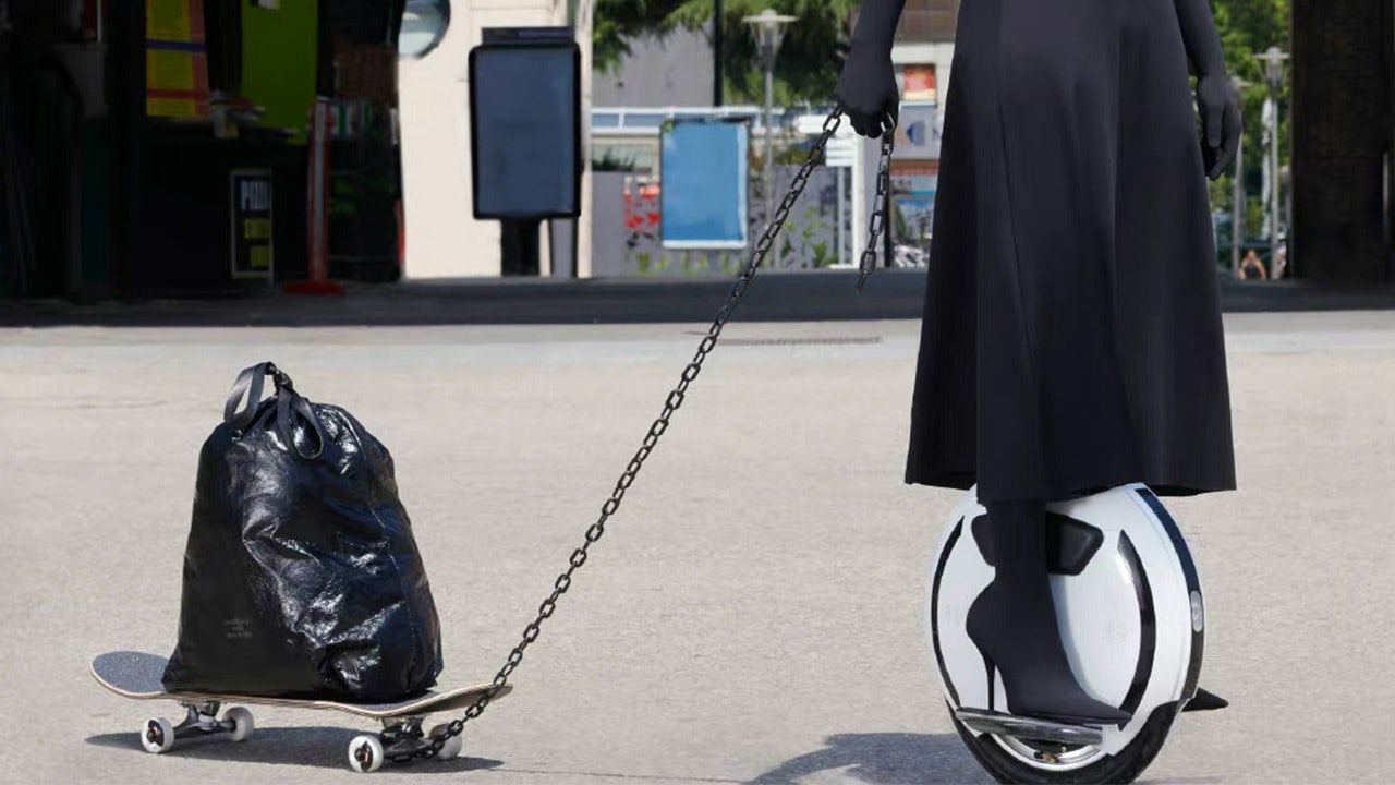 Balenciaga's $1,790 trash bag-inspired purse is turning heads worldwide. But will this absurd fashion piece drop in China's unforgiving market? Photo: Pietro D’Azzo, Gabriel Fabry