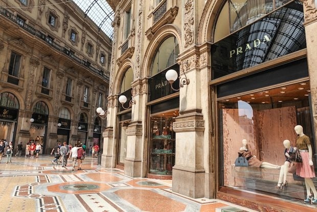 A Prada store in Milan. (Shutterstock)