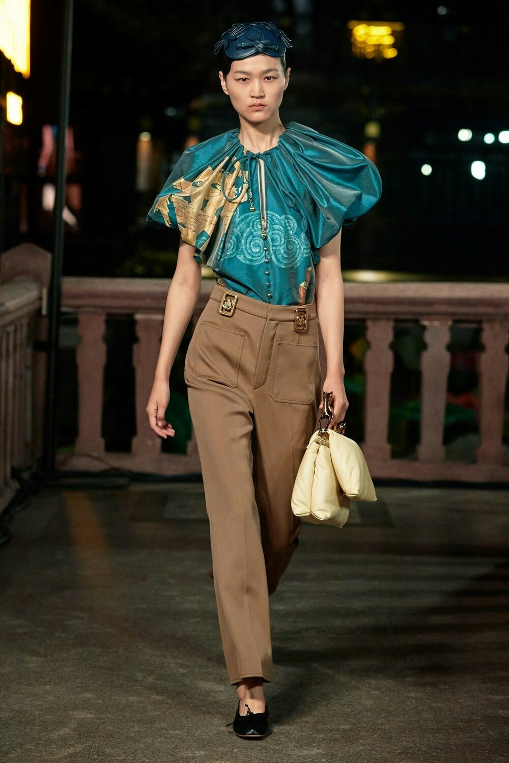 A look from Lanvin’s S/S 2021 show in Shanghai