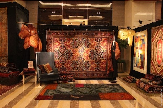 Zamani Collection's pop-up display at Four Seasons Beijing. (Courtesy Photo)